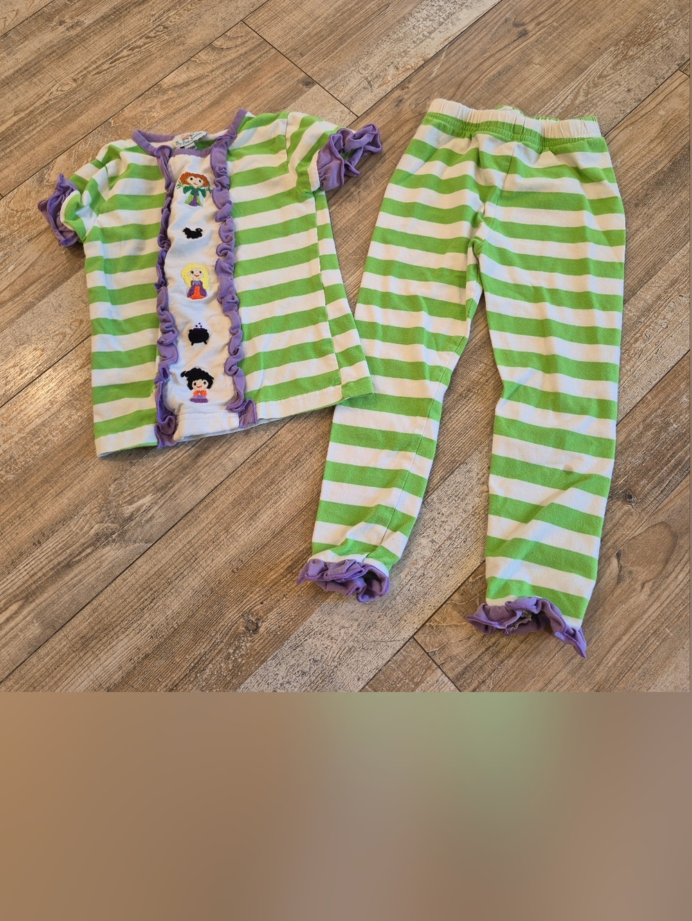 Smocked Hocus Pocus Pajamas, Size 24mo